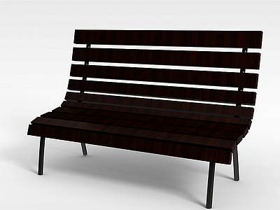 公园椅子模型3d模型