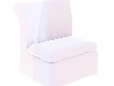 现代舒适沙发椅模型3d模型
