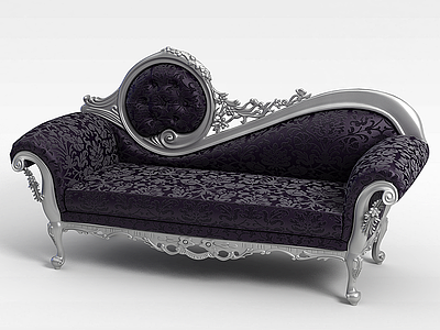 欧式贵妃椅模型