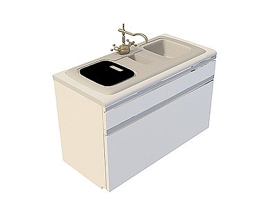 洗手台模型3d模型