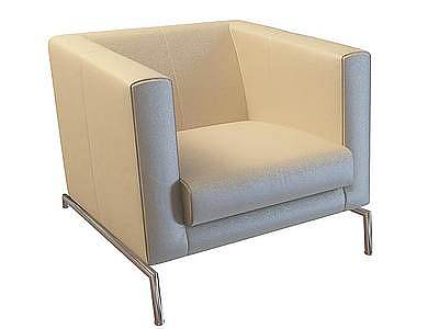 时尚单人沙发椅模型3d模型