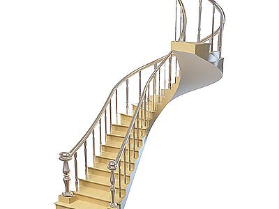 3d别墅楼梯模型