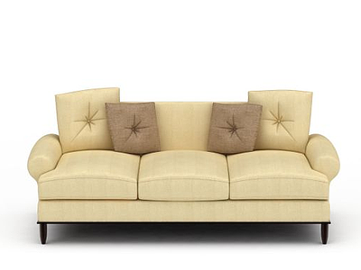 3d现代欧式沙发免费模型
