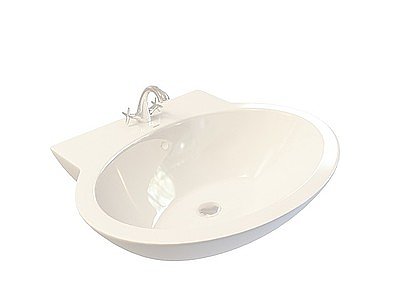 卫生间洗手台模型3d模型