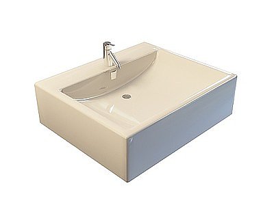 洗手台盆模型3d模型