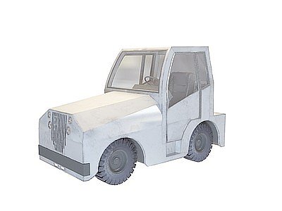3d卡车车头模型