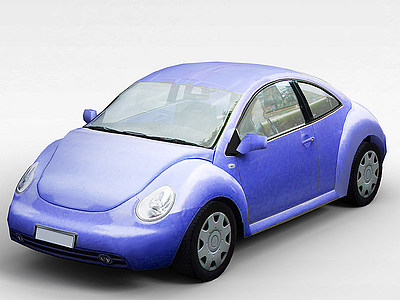 3d甲壳虫汽车模型