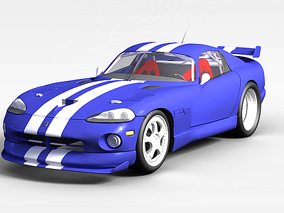 GT跑车模型3d模型