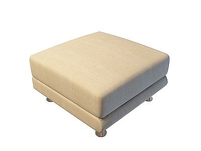 3d卧室小沙发凳模型