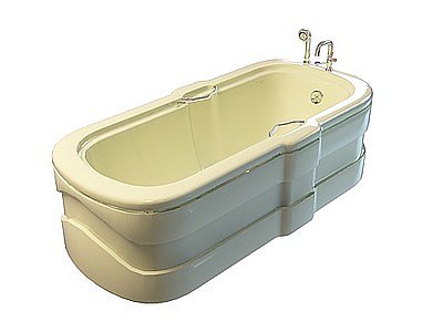3d卫生间浴缸模型