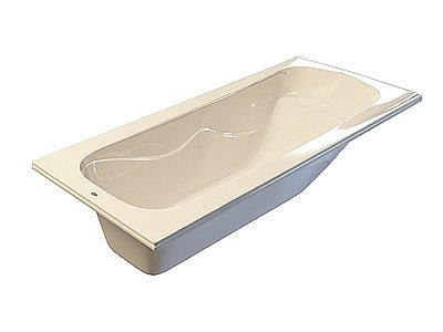 躺式浴缸模型3d模型