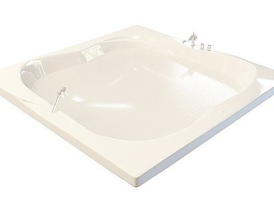 3d亚克力独立浴缸模型