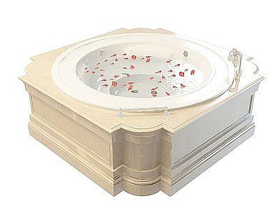 3d欧式浴缸模型