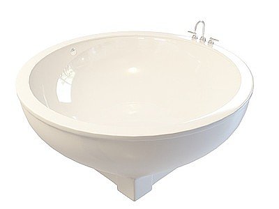 3d小型浴缸模型
