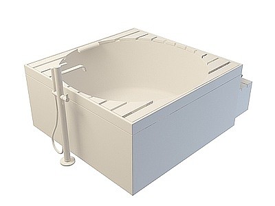 方形浴缸模型3d模型