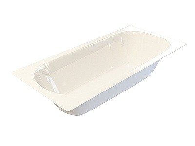3d简洁嵌入式浴缸模型
