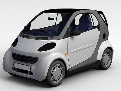 smart汽车模型3d模型