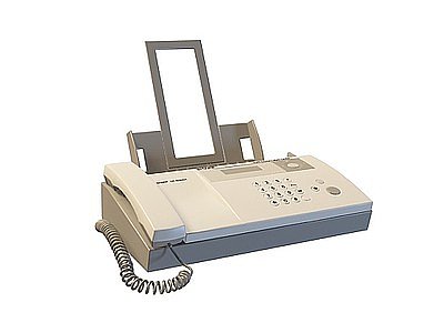 3d有线办公电话模型