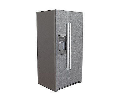 双开门冰箱柜模型3d模型