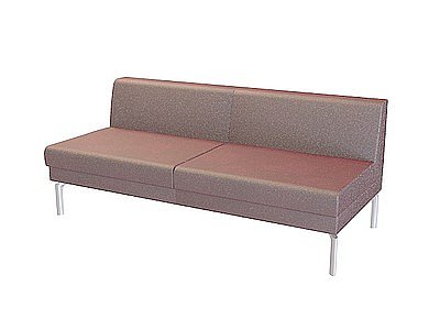 暗红色沙发模型3d模型