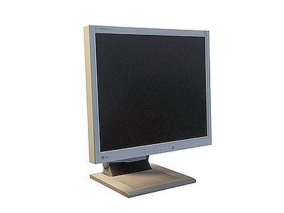 台式电脑显示器模型3d模型