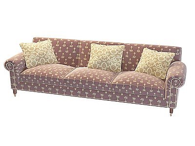 3d艾茉莉沙发模型