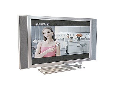 3d客厅液晶电视机模型
