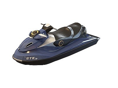3d摩托艇模型