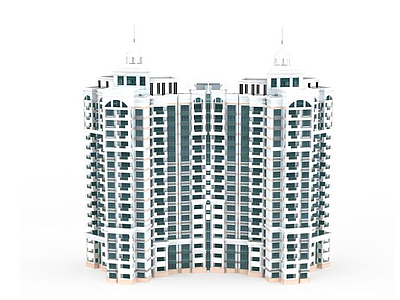 居民大楼模型3d模型