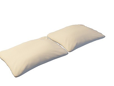 枕头模型3d模型