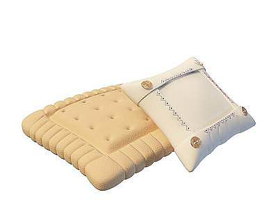 海绵抱枕模型3d模型
