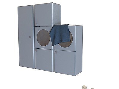 3d多功能洗衣机模型