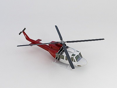 直升飞机模型3d模型