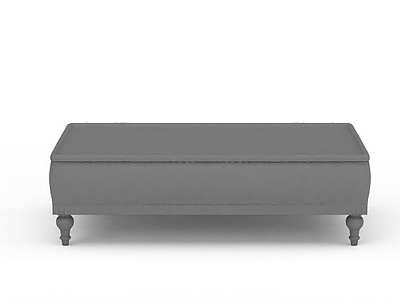 3d现代沙发凳免费模型