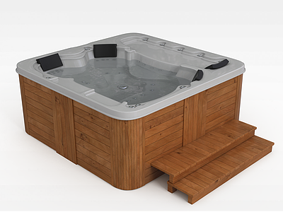 仿古式浴缸模型3d模型