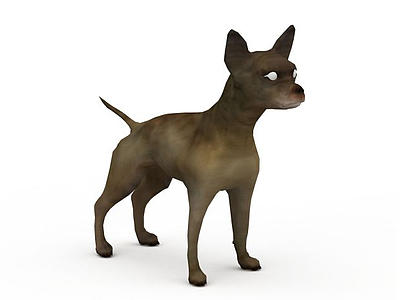 小狗模型3d模型