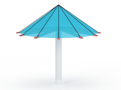 遮阳伞模型