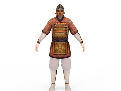 古代士兵模型