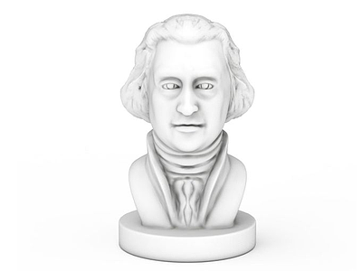托马斯杰斐逊雕像模型3d模型