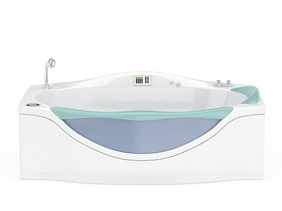 3d白色浴缸免费模型