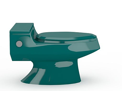 3d现代坐式马桶免费模型