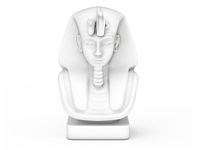 3d埃及法老雕像模型