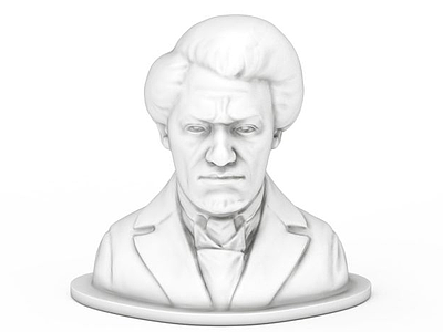 弗雷德里克道格拉斯雕像模型3d模型