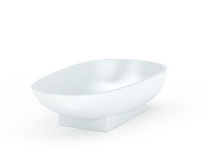 陶瓷洗面盆模型3d模型