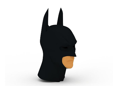 3d蝙蝠侠头像免费模型