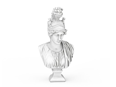 3d古代希腊雕像模型