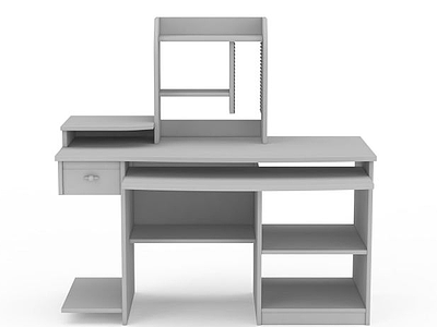 创意电脑桌模型3d模型