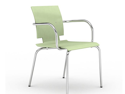 3d绿色简约椅子模型