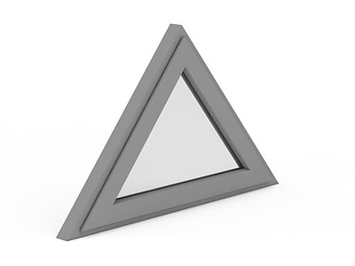 创意三角窗模型3d模型