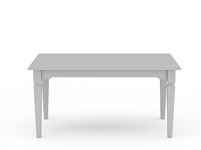 3d木质四方桌子免费模型